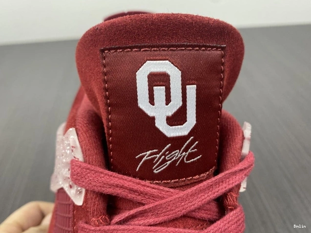 Bmlin Shoes Jordan 4 Retro Sooners PE Oklahoma AJ4-904282 0701